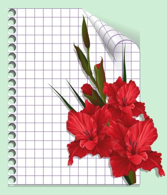 Glayöl bir defter sayfası