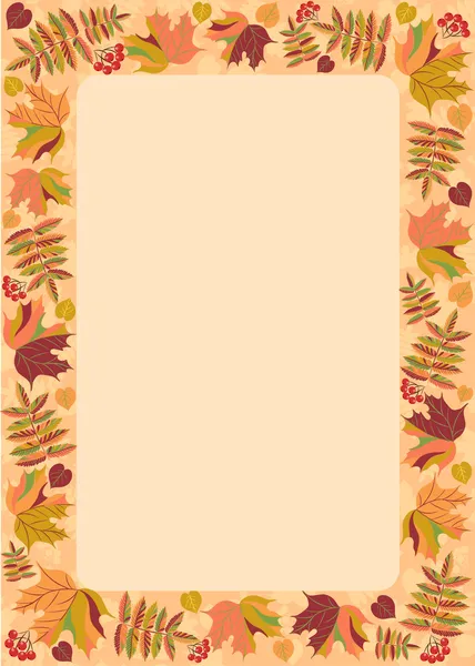 Cornice autunno — Vettoriale Stock