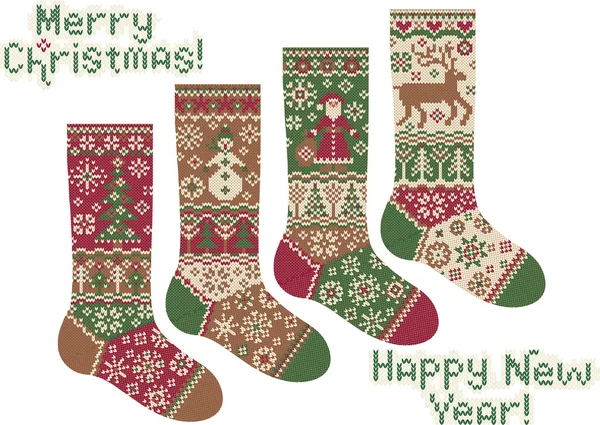 örme çorap. Merry christmas ve yeni yıl!