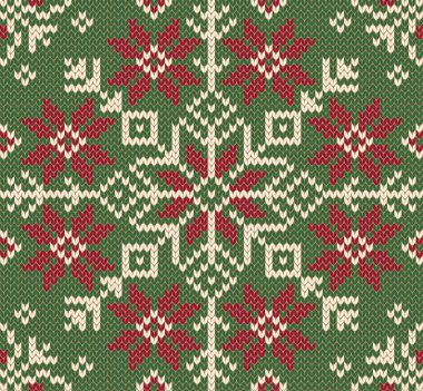 örme Noel arka plan. İskandinav stili.