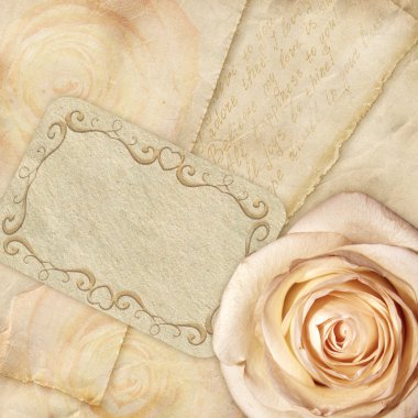 güzel arka plan gül ve harfler