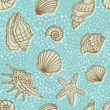 kabukları ile Vintage seamless modeli