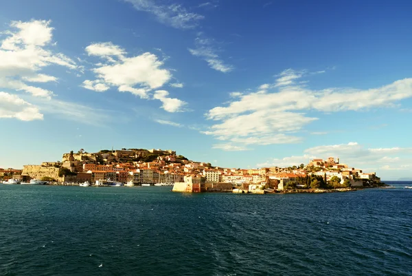 Porto Portoferraio Elba região da Toscana, na Itália — Fotografia de Stock