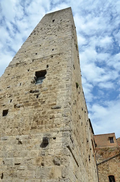 Ciudad San Gimignano arquitectura medieval — Foto de Stock