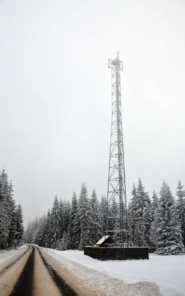 Paesaggio invernale nella Repubblica Ceca — Foto Stock