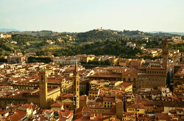 Florence uitzicht vanaf het huis van santa maria del fiore — Stockfoto