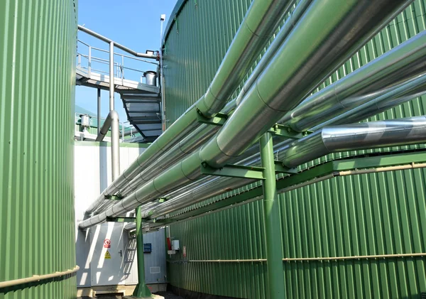 Die Biogasanlage — Stockfoto