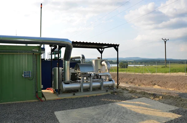 The biogas plant — Stock Photo, Image