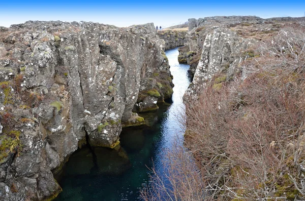 thingvellir Milli Parkı, İzlanda'nın üzerinde Althing'de