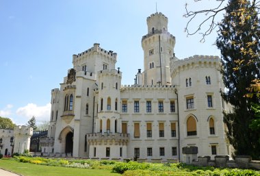 Chateau hluboka Güney Bohemya'da - Çek Cumhuriyeti