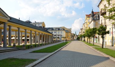 Spa franzensbad Çek Cumhuriyeti - yaya bölgesi