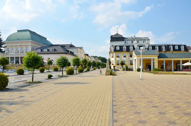 Spa franzensbad Çek Cumhuriyeti - yaya bölgesi