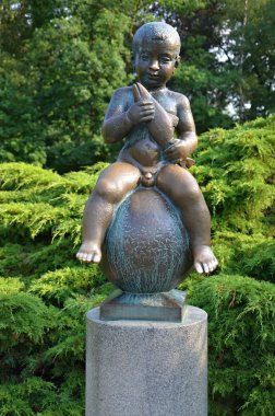 Francis heykel - çocuk Franti? ek Spa Franzensbad Çek Cumhuriyeti