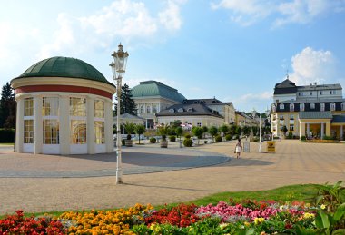 Spa franzensbad Çek Cumhuriyeti - yaya bölgesi