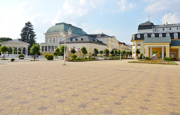 Spa Franzensbad República Checa - zona peatonal — Foto de Stock