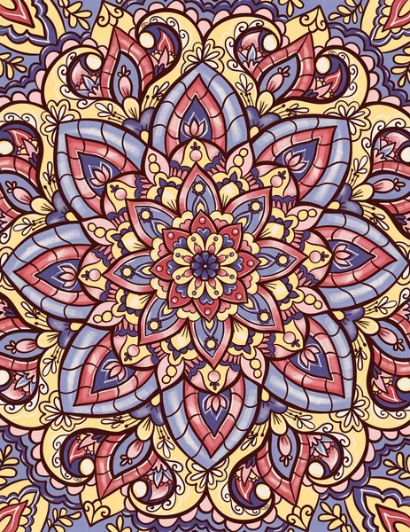 Mandala art, 3d mandala festmény, pszichodelikus háttér — Stock Fotó