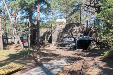 Hel, Polonya - 20 Temmuz 2021: Hel 'de Savaş Timi Atış Poligonu.