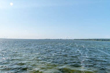 Hel Yarımadası 'ndaki Puck Körfezi manzarası.