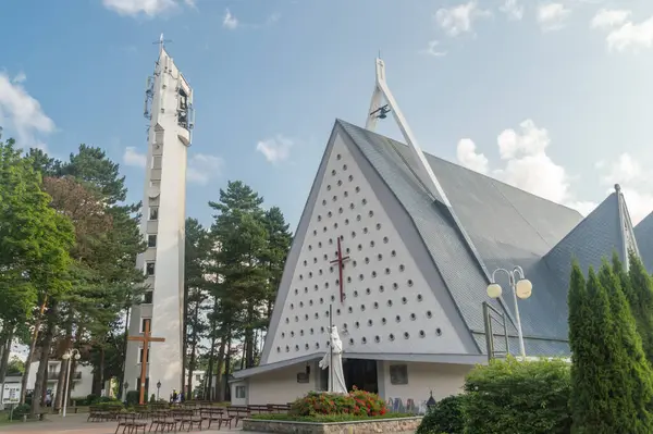 ポーランドヴラディスワフ 2021年7月21日聖母マリアの昇天教会 — ストック写真