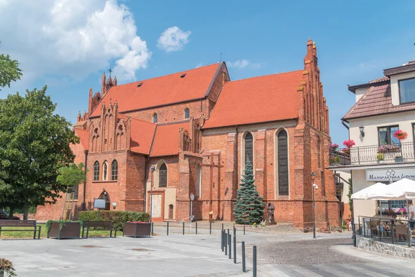 Starogard Gdanski Polen Juli 2021 Sint Mateusz Kerk — Stockfoto