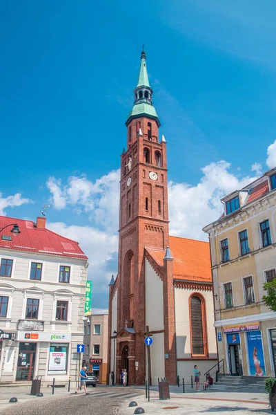 Starogard Gdanski Πολωνία Ιουλίου 2021 Εκκλησία Της Αγίας Αικατερίνης Της — Φωτογραφία Αρχείου