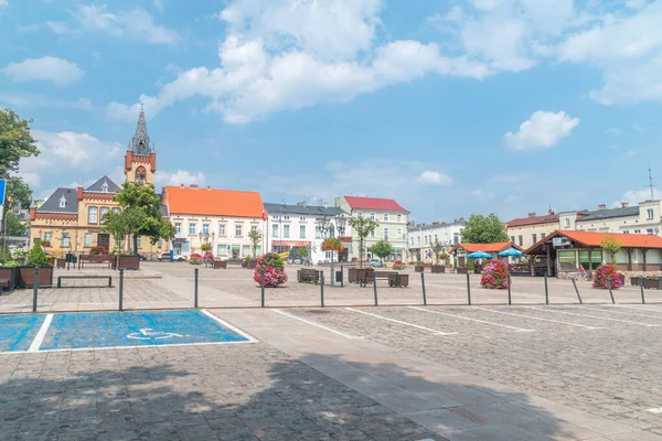 Swecie Poland Липня 2021 Town Square Swiecie — стокове фото