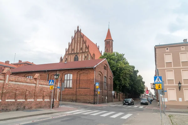 Chelmno Polonia Luglio 2021 Strada Storica Nel Centro Della Città — Foto Stock