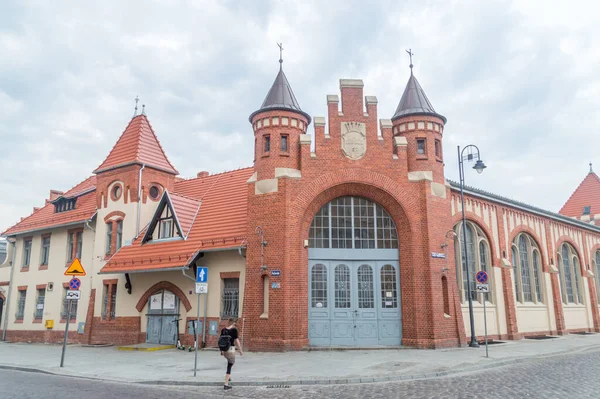 Bydgoszcz Polonia Julio 2021 Market Hall Historic Commercial Building — Foto de Stock