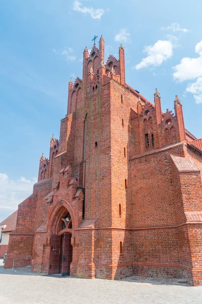 Kostel Mateusze Starohradě Gdanski Polsku — Stock fotografie
