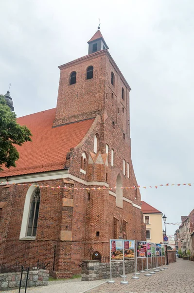 Grudziadz Polonia Luglio 2021 Chiesa San Nicola — Foto Stock