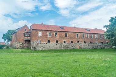 Sztum 'da 14. yüzyılda inşa edilmiş bir Alman kalesi..