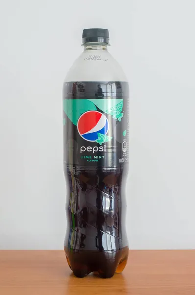 Прущ Гданьски Польша Июля 2021 Года Вкус Мяты Pepsi Lime — стоковое фото