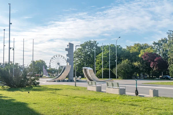 Gdynia Polônia Agosto 2021 Monumento Maiores Vítimas Segunda Guerra Mundial — Fotografia de Stock
