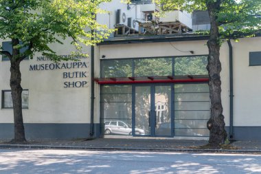 Turku, Finlandiya - 6 Ağustos 2021: Marinum Denizcilik Merkezi.