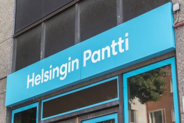 Turku, Finlandiya - 6 Ağustos 2021: Helsingin Pantti Logosu.
