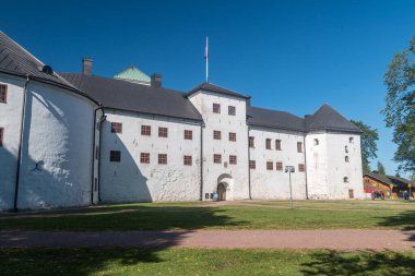 eski ortaçağ kalesi, turku, Finlandiya.