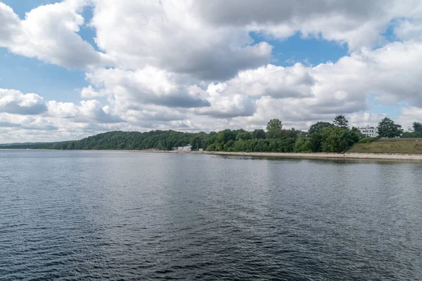 Yaz mevsiminde Gdynia Orlowo sahilinde.