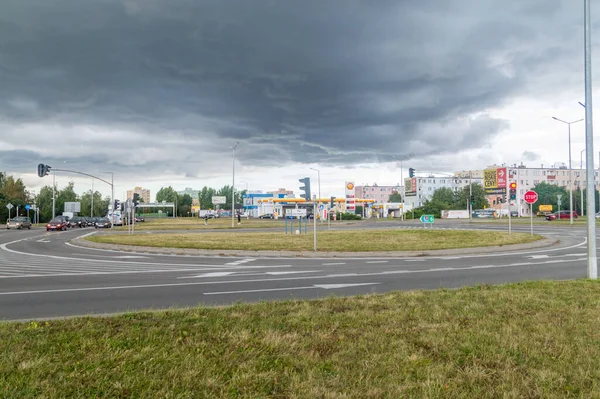 Tczew Poland August 2021 John Paul Square — Fotografia de Stock