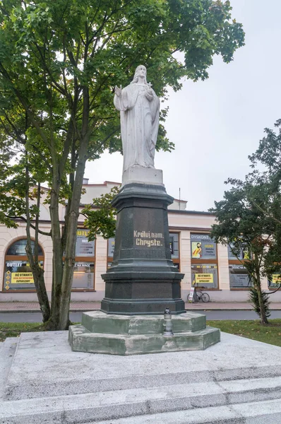 Chojnice Polen September 2021 Skulptur Von Jesus Christus — Stockfoto