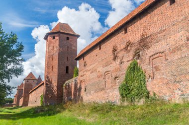 Yaz aylarında malbork Castle Töton Şövalyeleri. unesco dünya mirası listesi.