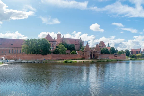 Τευτονικός Κάστρο Στο Malbork Πολωνία — Φωτογραφία Αρχείου