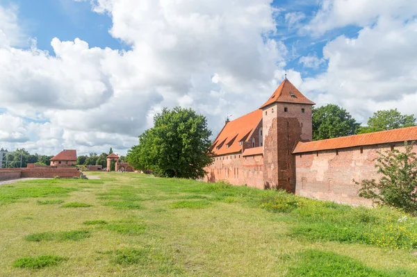 Zomer Uitzicht Teutoonse Ridders Kasteel Malbork Werelderfgoedlijst Unesco — Stockfoto