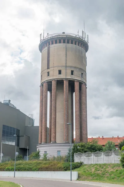 Torre Metros Altura Por Fuerza Presión Natural Distribuyó Agua Los — Foto de Stock