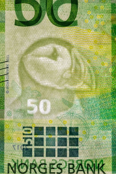 Nok 지폐에 제조를 만들어 노르웨이의 지폐에 — 스톡 사진