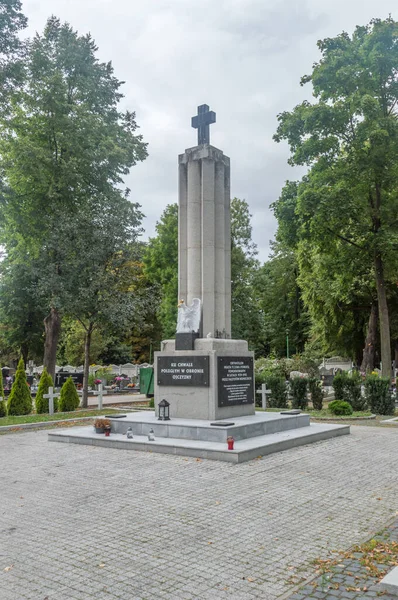 Tczew Polonia Agosto 2021 Monumento Gloria Los Caídos Defensa Patria — Foto de Stock
