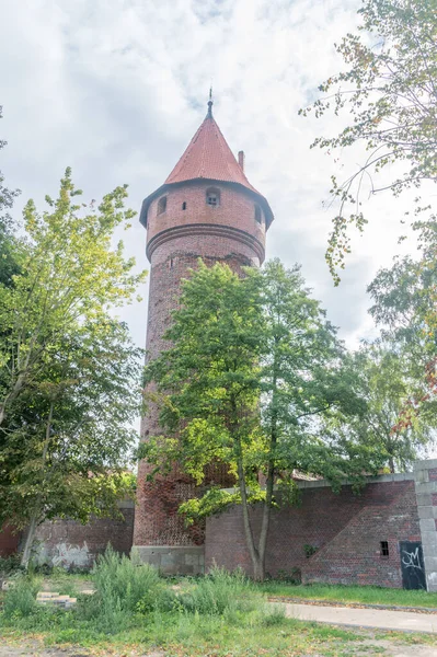 Malbork Polen Augustus 2021 Maslankowa Tower Modra Lichnowska Een Van — Stockfoto