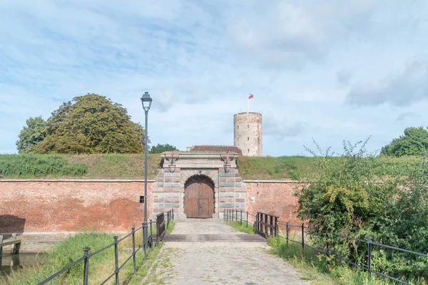 Entrada Histórica Fortaleza Wisloujscie Gdansk Polonia —  Fotos de Stock
