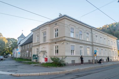 Oslo, Norveç - 25 Eylül 2021: Oslo Hastanesi.