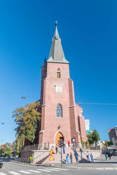 Oslo Norway September 2021 Olav Cathedral Norwegian Sankt Olav Domkirke — Stock Photo, Image