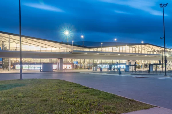 폴란드 Gdansk September 2021 Terminal Gdansk Lech Walesa Airport Iata — 스톡 사진